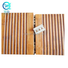Qinge usine directement en gros prix bon marché extérieur plancher de bambou platelage en bambou carbonisé